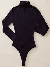Load image into Gallery viewer, Turtleneck Body Suit - Ribbed
